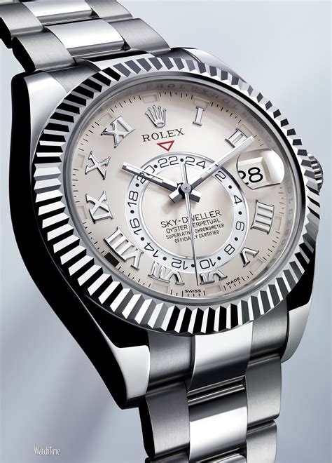 rolex sky dweller white gold white dial|rolex sky dweller price chart.